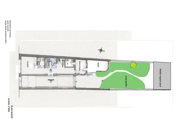 Plan du rdc du projet